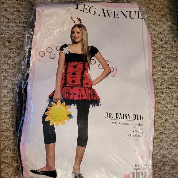 NWT Leg Avenue Teen Daisy Bug Costume - Picture 6 of 6